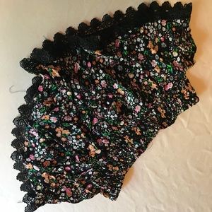 floral boho shorts